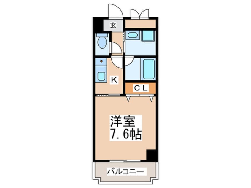 間取図 ボンジュール築港