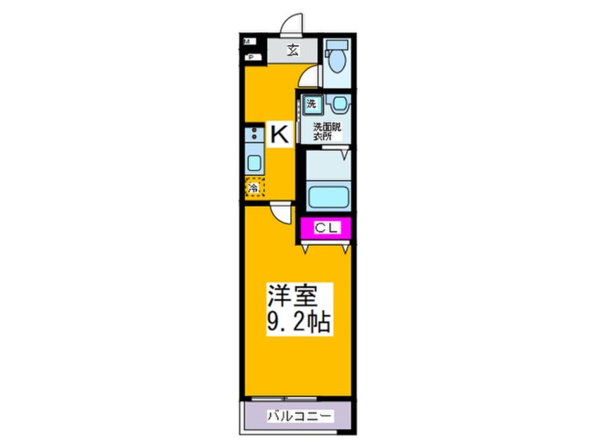 間取図 フジパレス花園西町