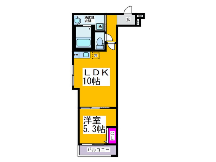 間取図 フジパレス花園西町