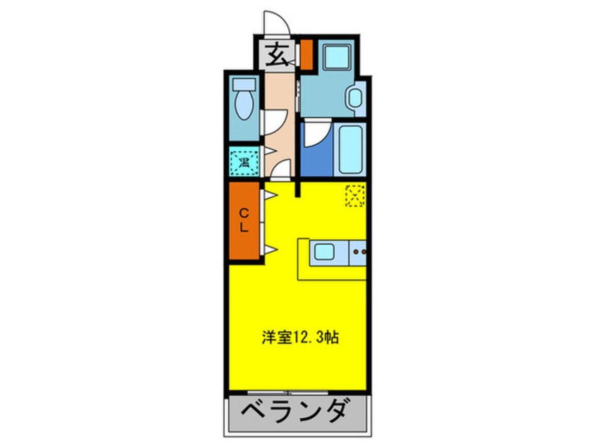 間取図 箕面Ｐｌｅａｓａｎｔ