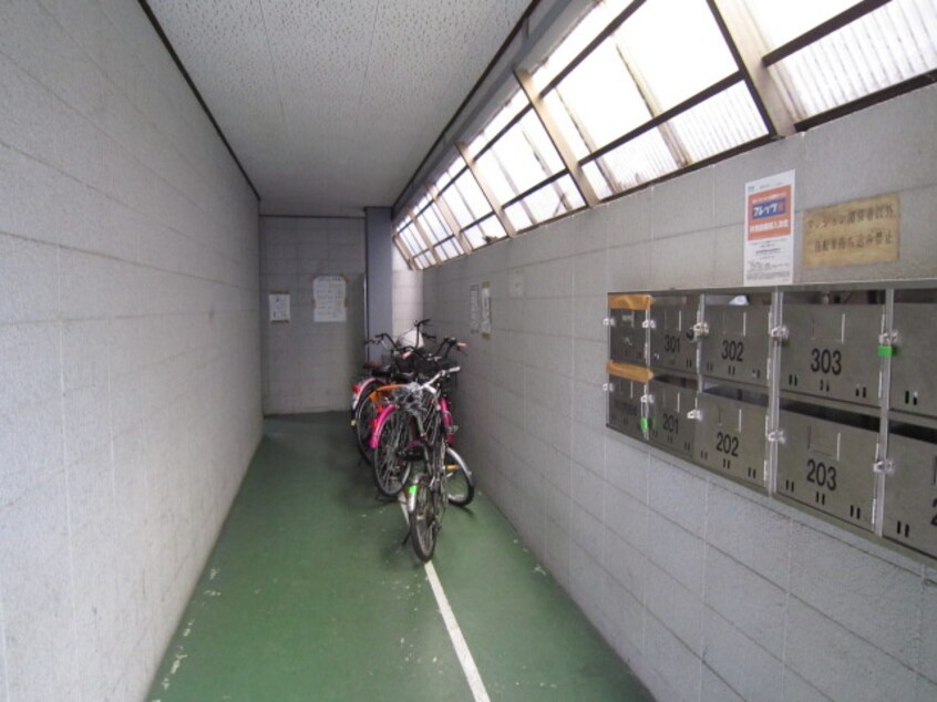 駐輪場 マンション大橋