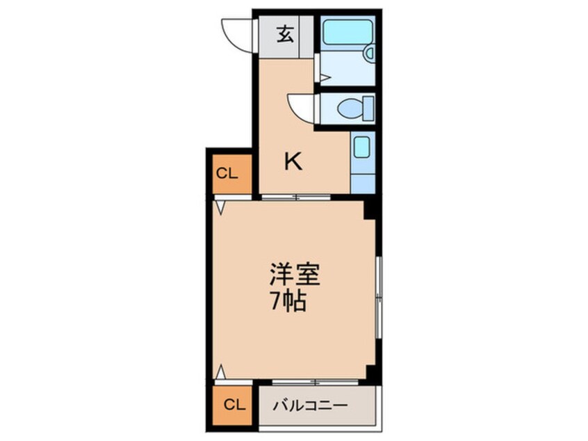 間取図 白川マンション