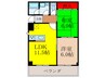 アルカディアセカンド 2LDKの間取り