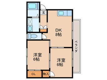 間取図 ハイツボナール