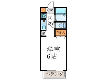 間取図 セジュ－ル深泥池