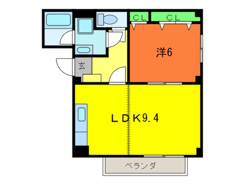 間取図 カンディ－ド