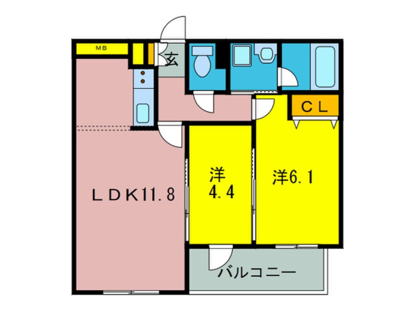 間取図 コンフォール