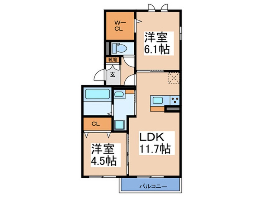間取図 アイボヌール
