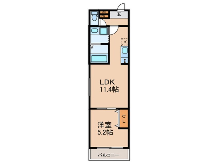 間取図 フジパレス旭城北