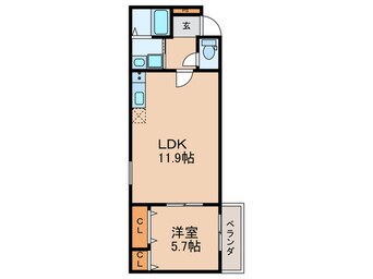 間取図 フジパレス旭城北