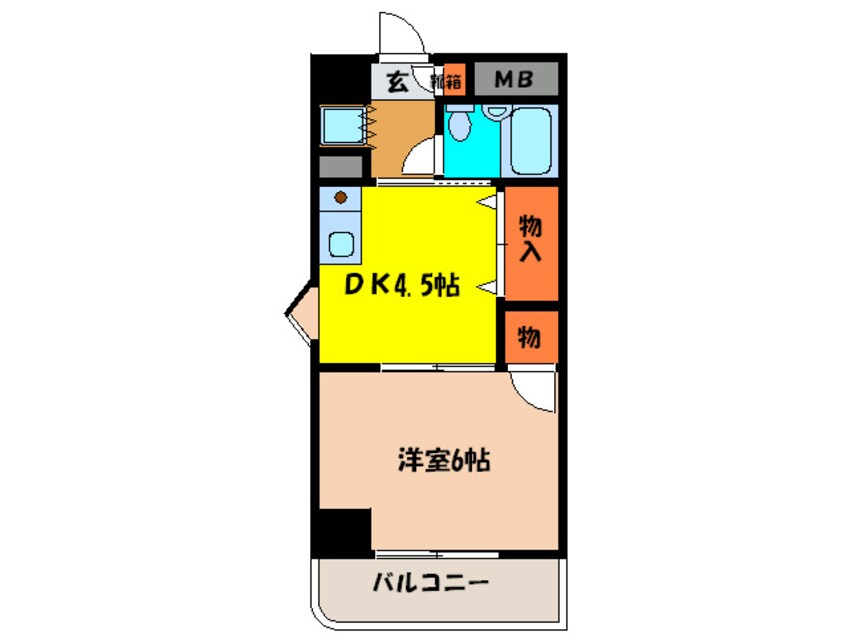 間取図 グリ－ンヒルⅡ