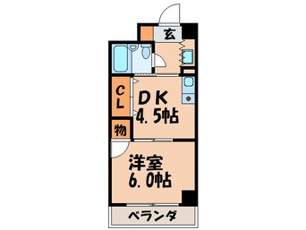 間取図 グリ－ンヒルⅡ