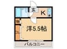 アマービレ名谷 1Kの間取り