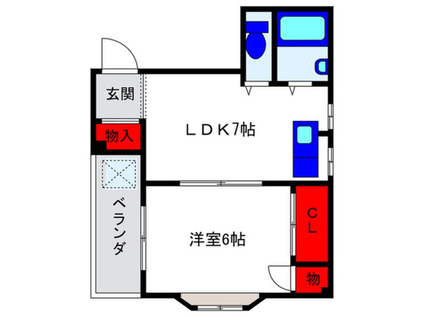 間取図 ＶＩＰ岡町