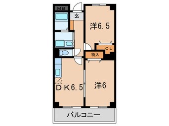 間取図 サンセール谷上