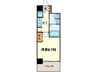 エスリ－ド西宮北口第２(307) 1Kの間取り