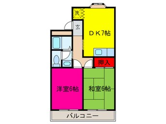 間取図 マンション田中