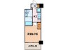 エスリ－ド西宮北口第２(308) 1Kの間取り