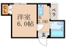 Coco Yamashina 1Kの間取り
