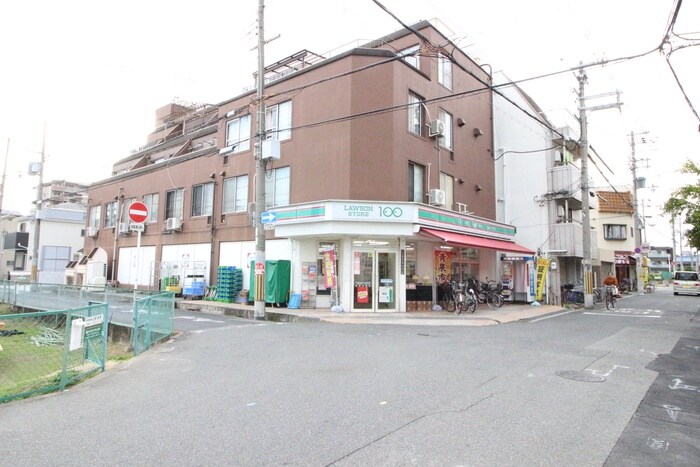 ローソンストア１００住吉大領店(コンビニ)まで350m エクセル共和