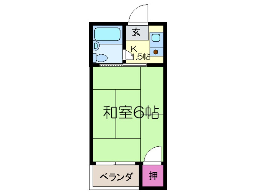 間取図 ローズリーフ平野