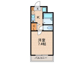 間取図 サテライト芦屋宮塚