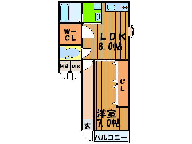 間取り図 大東マンションⅡ