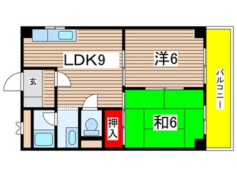 間取図 パレス武庫