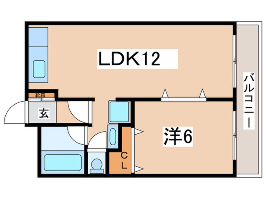 間取図 リベルタトム桃ケ池