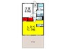 コ－ポ上原 1LDKの間取り