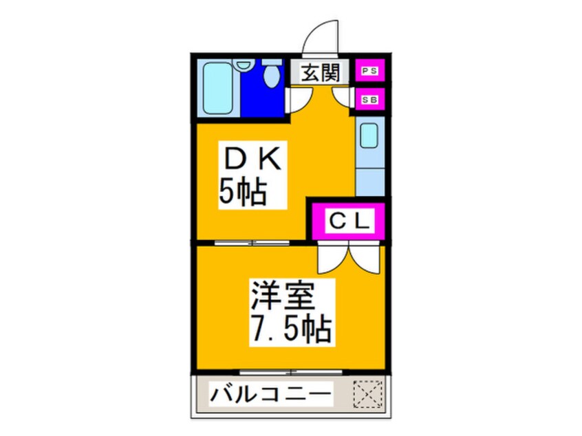 間取図 アヴィタシオン秋月