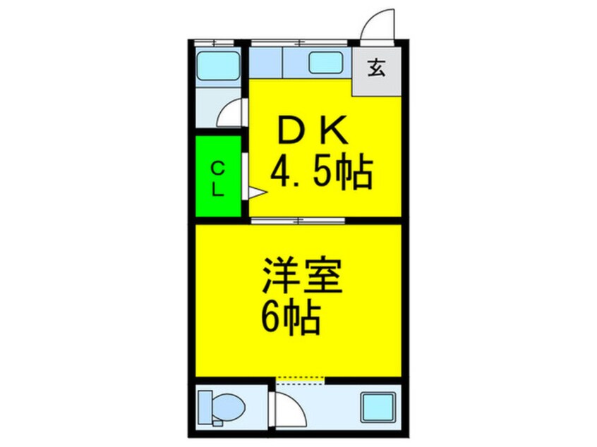 間取図 白秋ビル