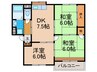 エタニティ５ 3DKの間取り