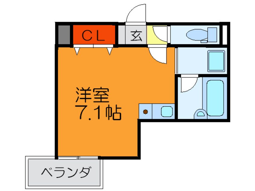 間取図 緑橋大発マンション