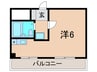 Ｅｎｕｚハイツ 1Rの間取り