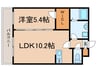 ジーメゾン垂水イースト２ 1LDKの間取り