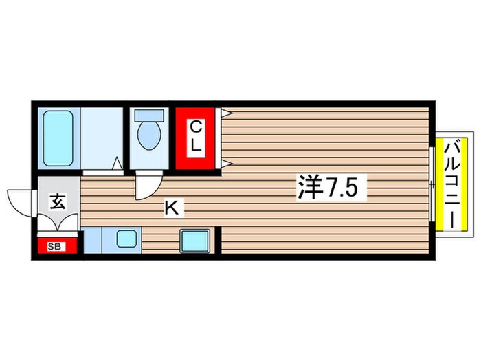 間取り図 パルティ－ルＳ棟