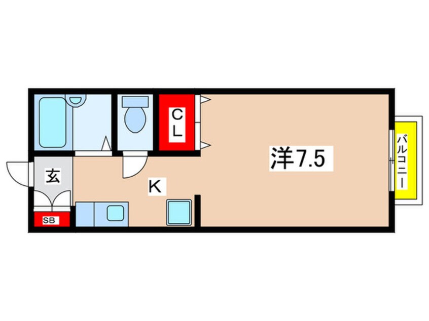 間取図 パルティ－ルＳ棟