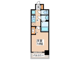 間取図 プレサンス難波フィールド(903)