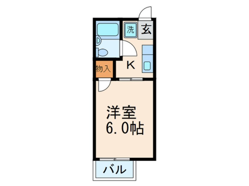 間取図 ロ－ズ千里山