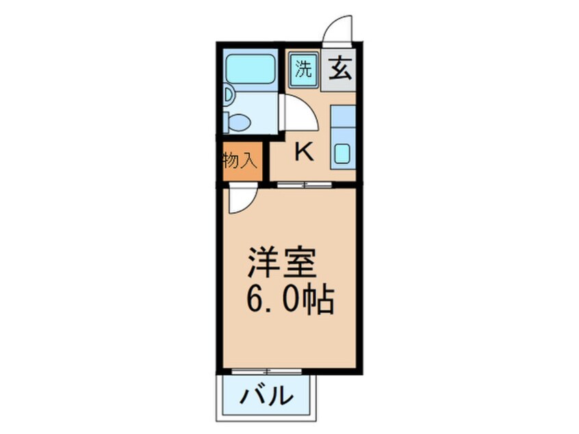 間取図 ロ－ズ千里山