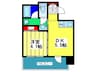 シャラロステ 1DKの間取り