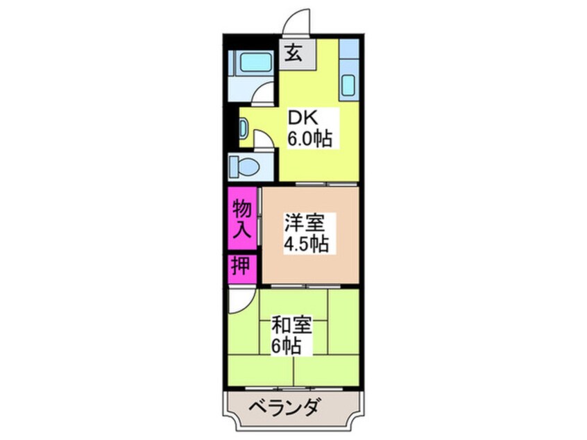 間取図 山下マンション