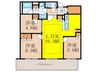 ブリリアタワー箕面船場(1610) 3LDKの間取り