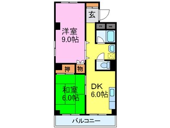 間取図 山田ﾏﾝｼｮﾝ