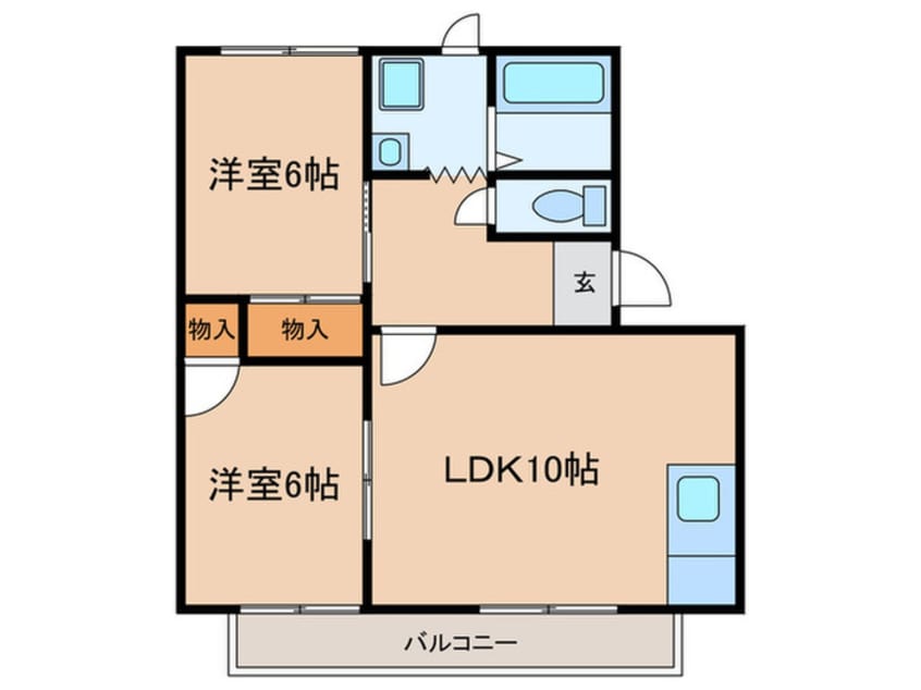 間取図 ハイツクリスタルあいりすＡ棟
