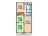 清風ハイツ 3LDKの間取り