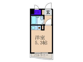 間取図 朝日プラザ深草（４０５）