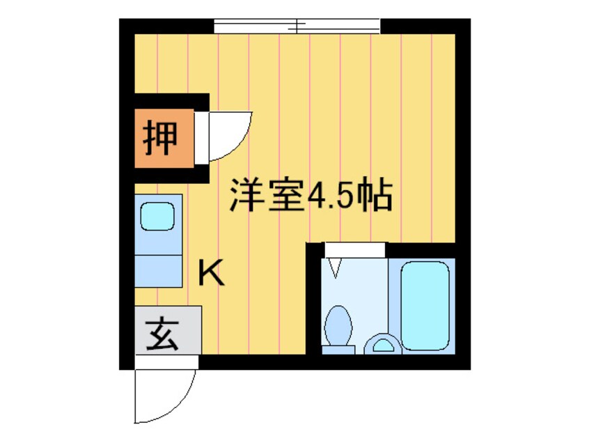 間取図 シティヴィラ高野