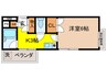 マンションＴＡＫＥ 1Kの間取り